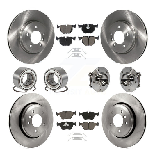 [Avant + Arrière] Kit d'ensemble roulement de roue et moyeu pour 2006 BMW 330Ci KBB-119724