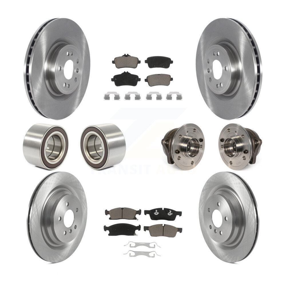 [Avant + Arrière] Kit d'ensemble roulement de roue et moyeu pour Mercedes-Benz GL450 GL350 ML400 KBB-119733