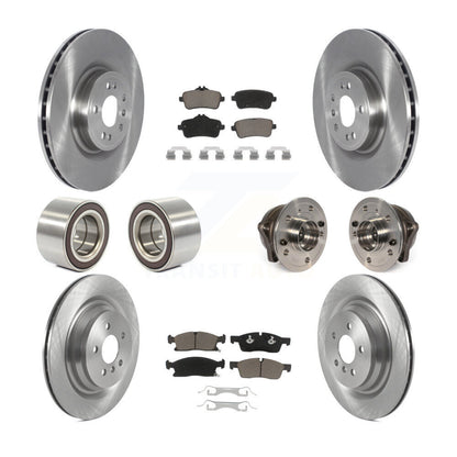 [Avant + Arrière] Kit d'ensemble roulement de roue et moyeu pour Mercedes-Benz GL450 GL350 ML400 KBB-119733