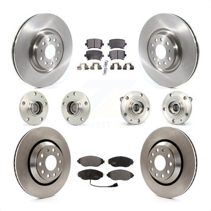 [Avant + Arrière] Kit d'ensemble roulement de roue et moyeu pour 2016 Volkswagen CC AWD KBB-119743 par Transit Auto