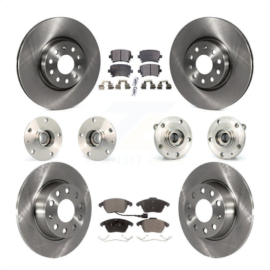 [Avant + Arrière] Kit d'ensemble roulement de roue et moyeu pour 2011 Volkswagen GTI avec 30mm bearing KBB-119749 par Transit Auto