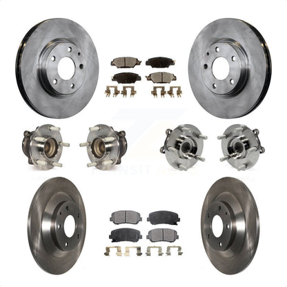 [Avant + Arrière] Kit d'ensemble roulement de roue et moyeu pour 2015 Mazda CX-5 FWD avec Electric Parking KBB-119758 par Transit Auto