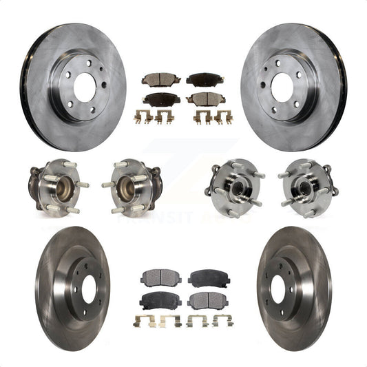 [Avant + Arrière] Kit d'ensemble roulement de roue et moyeu pour 2015 Mazda CX-5 FWD avec Electric Parking KBB-119758 par Transit Auto