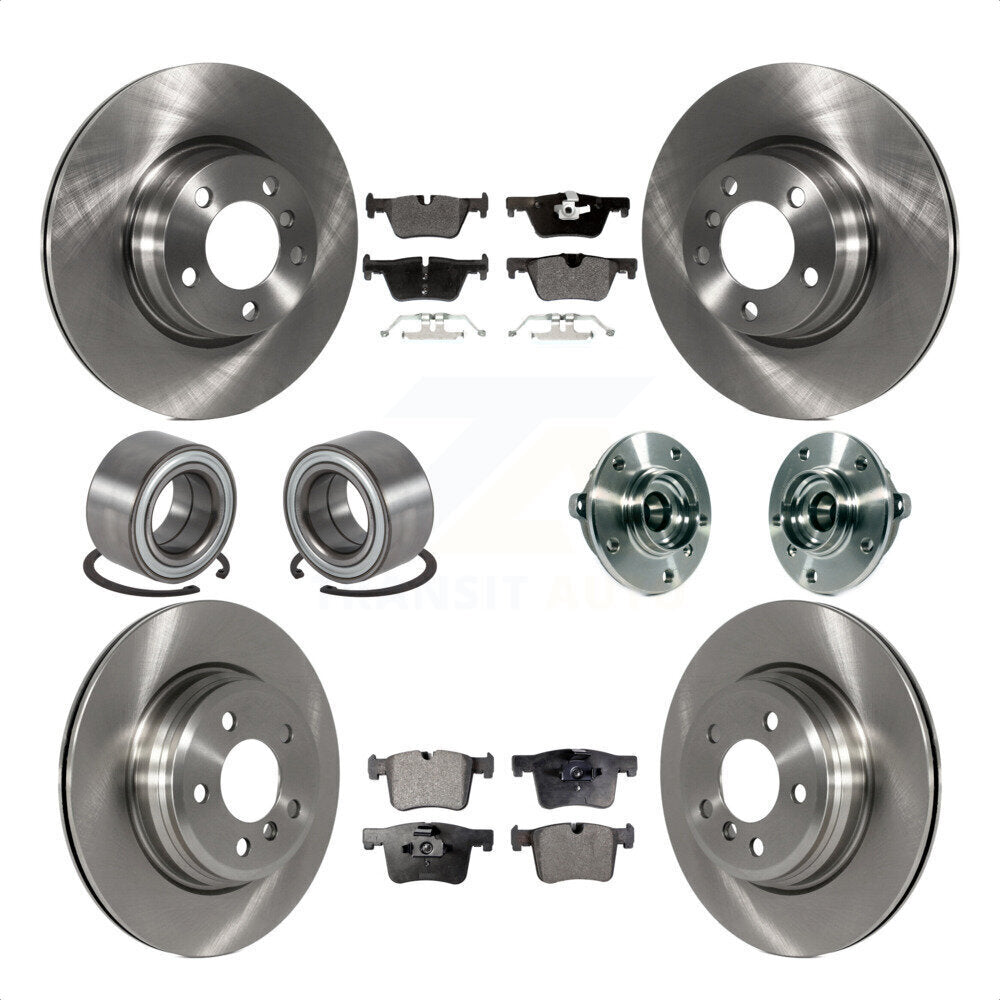 [Avant + Arrière] Kit d'ensemble roulement de roue et moyeu pour BMW 328i xDrive 428i Gran Coupe sans Blue Painted Calipers KBB-119762 par Transit Auto