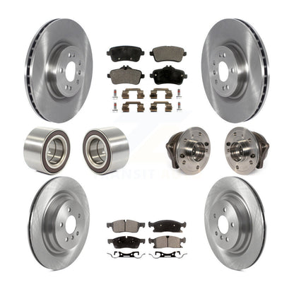 [Avant + Arrière] Kit d'ensemble roulement de roue et moyeu pour Mercedes-Benz GL450 GL350 ML400 KBB-119766