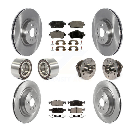 [Avant + Arrière] Kit d'ensemble roulement de roue et moyeu pour Mercedes-Benz GL450 GL350 ML400 KBB-119766