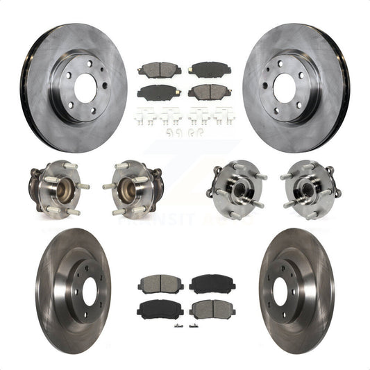[Avant + Arrière] Kit d'ensemble roulement de roue et moyeu pour 2015 Mazda CX-5 FWD avec Electric Parking KBB-119769 par Transit Auto