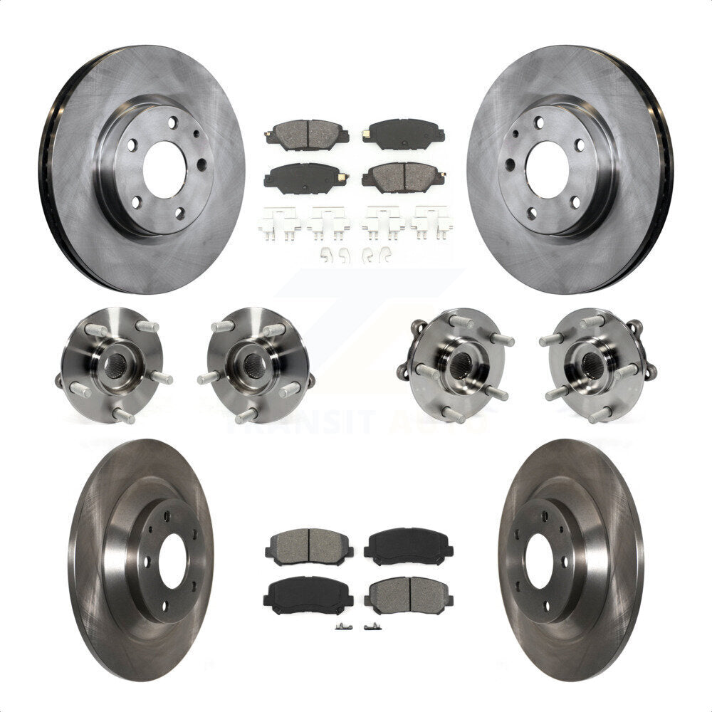 [Avant + Arrière] Kit d'ensemble roulement de roue et moyeu pour 2015 Mazda CX-5 AWD avec Electric Parking KBB-119770 par Transit Auto