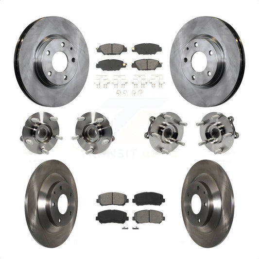 [Avant + Arrière] Kit d'ensemble roulement de roue et moyeu pour 2015 Mazda CX-5 AWD avec Electric Parking KBB-119770 par Transit Auto