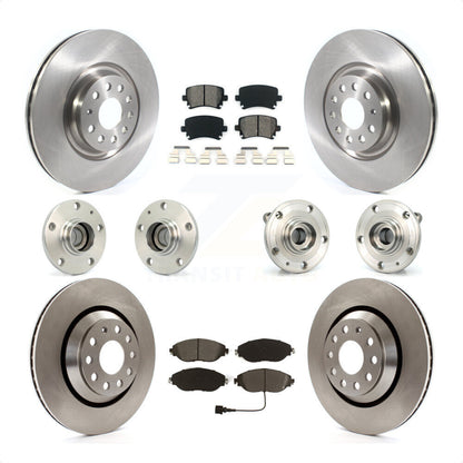 [Avant + Arrière] Kit d'ensemble roulement de roue et moyeu pour 2016 Volkswagen CC AWD KBB-119782 par Transit Auto