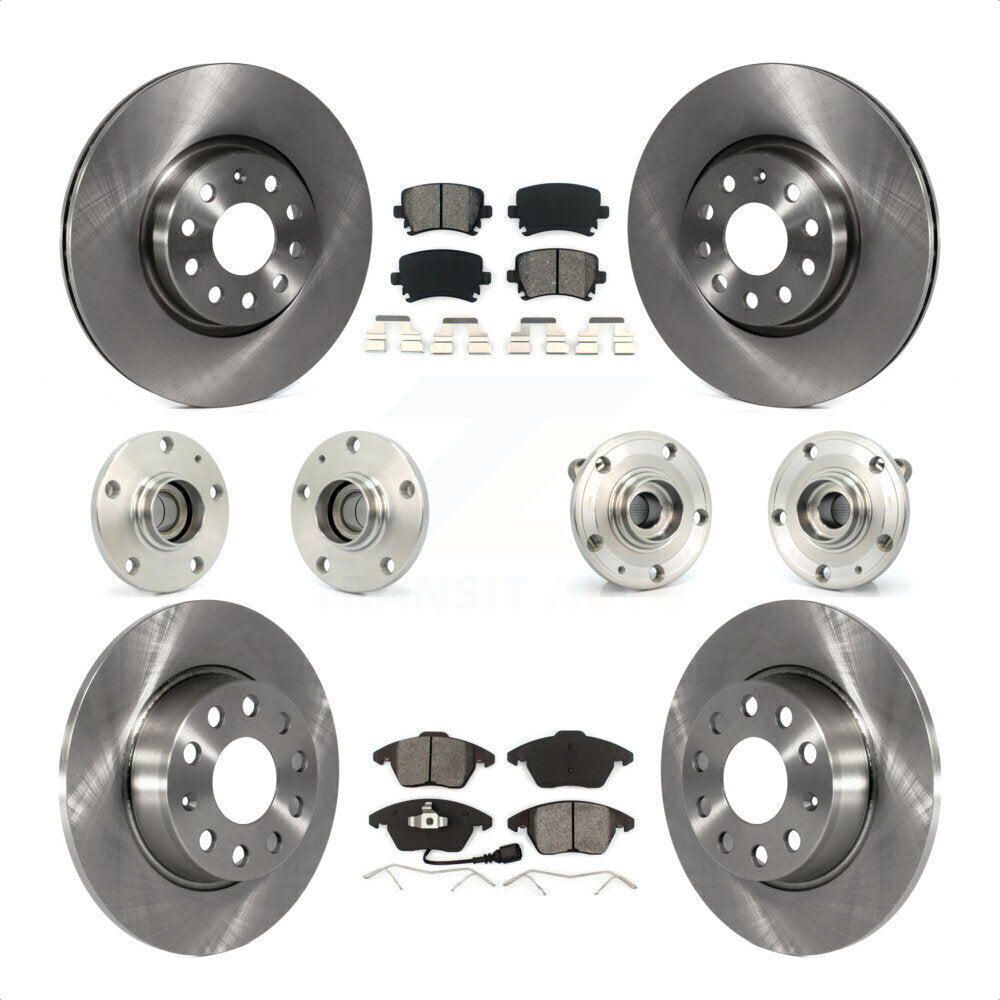 [Avant + Arrière] Kit d'ensemble roulement de roue et moyeu pour 2011 Volkswagen GTI avec 32mm bearing KBB-119783 par Transit Auto