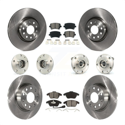 [Avant + Arrière] Kit d'ensemble roulement de roue et moyeu pour 2011 Volkswagen GTI avec 32mm bearing KBB-119783 par Transit Auto