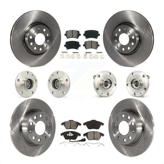 [Avant + Arrière] Kit d'ensemble roulement de roue et moyeu pour 2011 Volkswagen GTI avec 32mm bearing KBB-119783 par Transit Auto