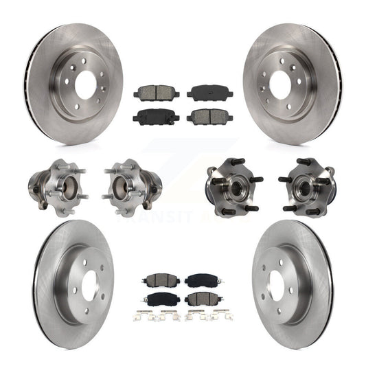 [Avant + Arrière] Kit d'ensemble roulement de roue et moyeu pour 2017 Nissan LEAF avec Electric Parking KBB-119787