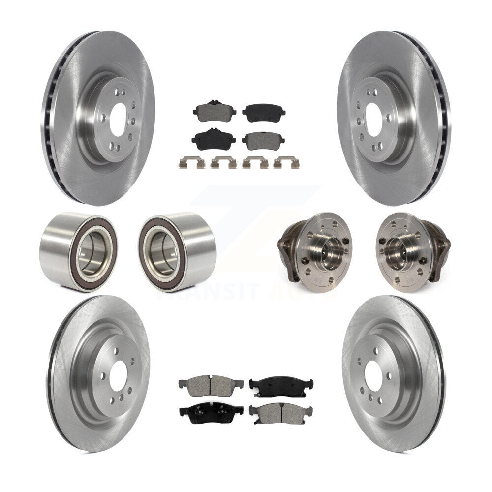 [Avant + Arrière] Kit d'ensemble roulement de roue et moyeu pour Mercedes-Benz GL450 GL350 ML400 KBB-119788