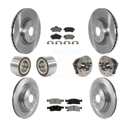 [Avant + Arrière] Kit d'ensemble roulement de roue et moyeu pour Mercedes-Benz GL450 GL350 ML400 KBB-119788