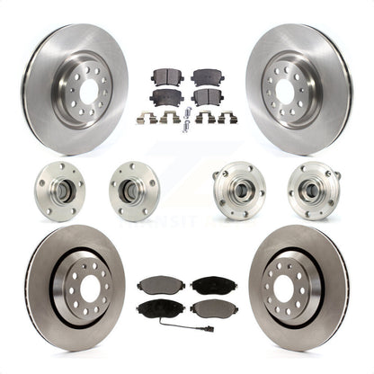 [Avant + Arrière] Kit d'ensemble roulement de roue et moyeu pour 2016 Volkswagen CC AWD KBB-119800 par Transit Auto