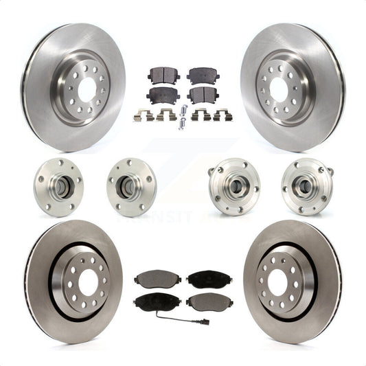 [Avant + Arrière] Kit d'ensemble roulement de roue et moyeu pour 2016 Volkswagen CC AWD KBB-119800 par Transit Auto
