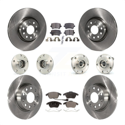 [Avant + Arrière] Kit d'ensemble roulement de roue et moyeu pour 2011 Volkswagen GTI avec 32mm bearing KBB-119803 par Transit Auto
