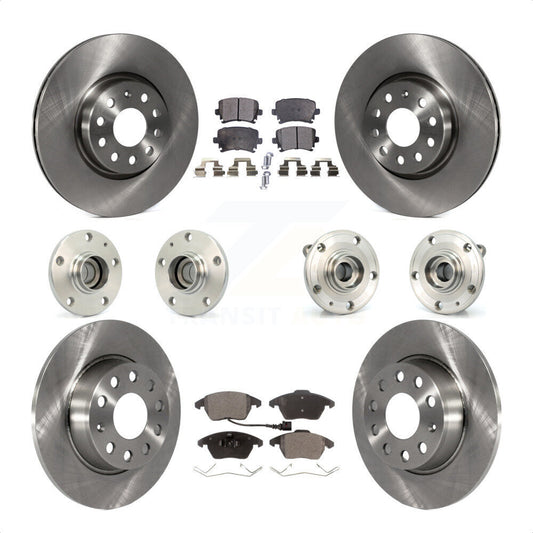 [Avant + Arrière] Kit d'ensemble roulement de roue et moyeu pour 2011 Volkswagen GTI avec 32mm bearing KBB-119803 par Transit Auto