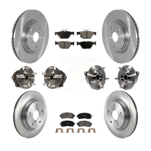[Avant + Arrière] Kit d'ensemble roulement de roue et moyeu pour 2019 Subaru Forester avec 316mm Diameter Rotor KBB-119811
