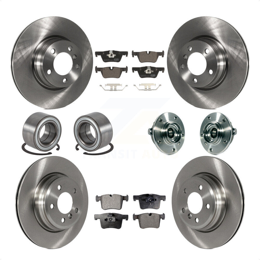 [Avant + Arrière] Kit d'ensemble roulement de roue et moyeu pour BMW 328i xDrive 428i Gran Coupe sans Blue Painted Calipers KBB-119818 par Transit Auto
