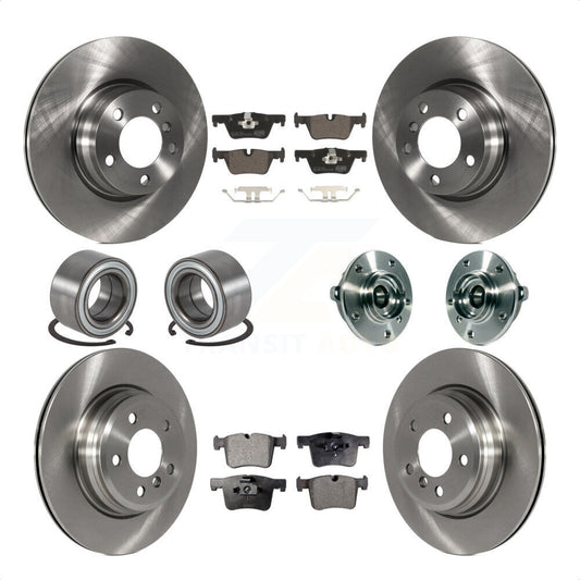 [Avant + Arrière] Kit d'ensemble roulement de roue et moyeu pour BMW 328i xDrive 428i Gran Coupe sans Blue Painted Calipers KBB-119818 par Transit Auto