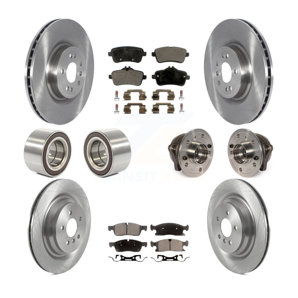 [Avant + Arrière] Kit d'ensemble roulement de roue et moyeu pour Mercedes-Benz GL450 GL350 sans Sport Package KBB-119820