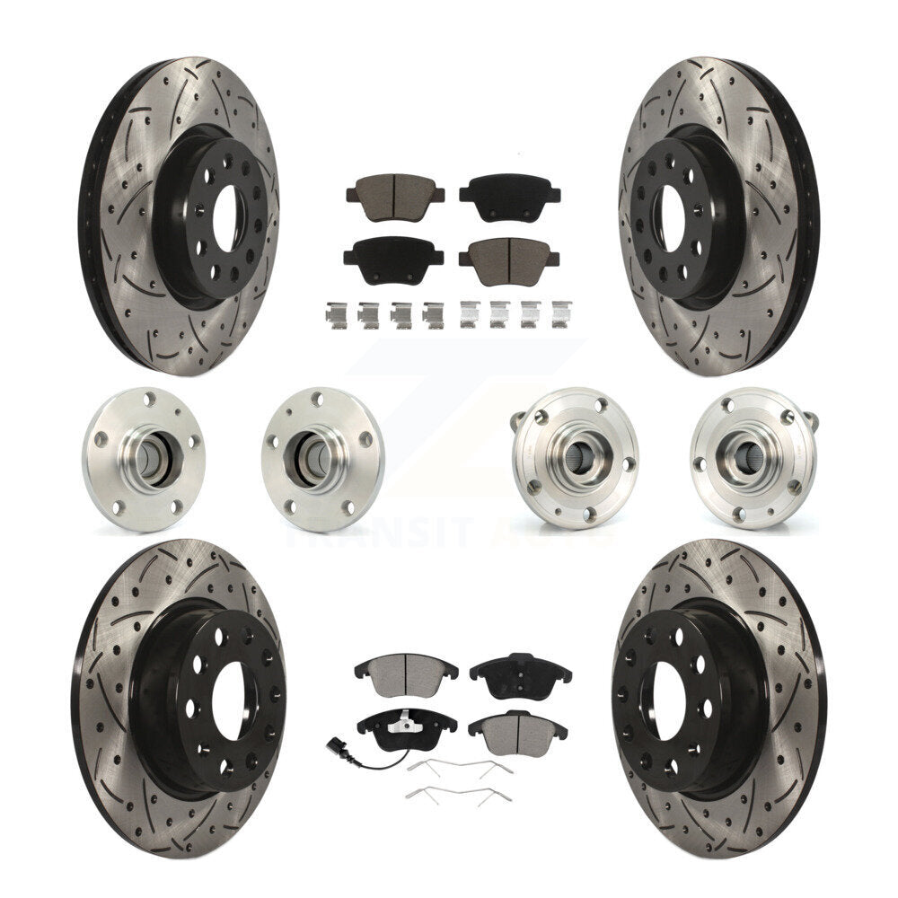 [Avant + Arrière] Kit d'ensemble roulement de roue et moyeu pour Volkswagen Passat KBB-119826