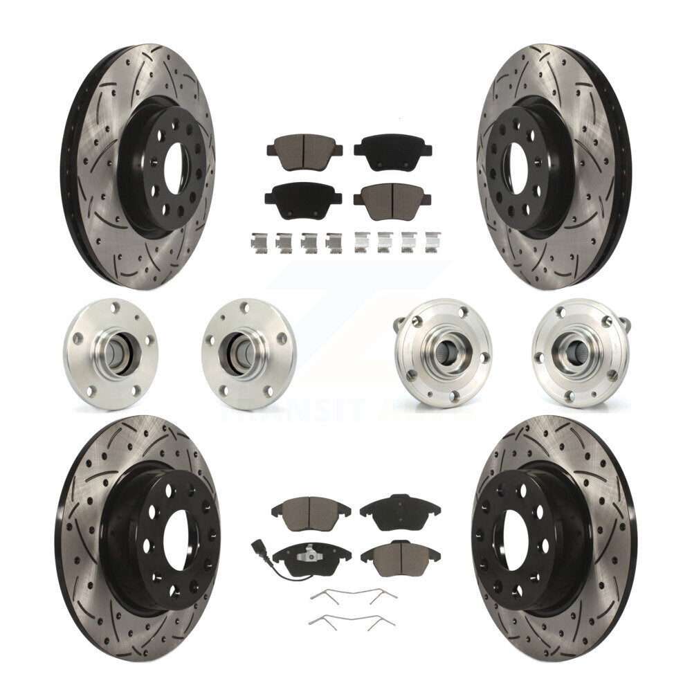 [Avant + Arrière] Kit d'ensemble roulement de roue et moyeu pour Volkswagen Beetle GTI KBB-119827