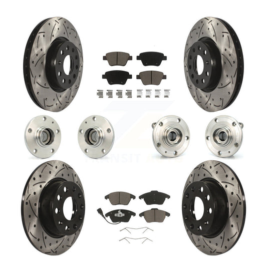 [Avant + Arrière] Kit d'ensemble roulement de roue et moyeu pour Volkswagen Beetle GTI KBB-119827