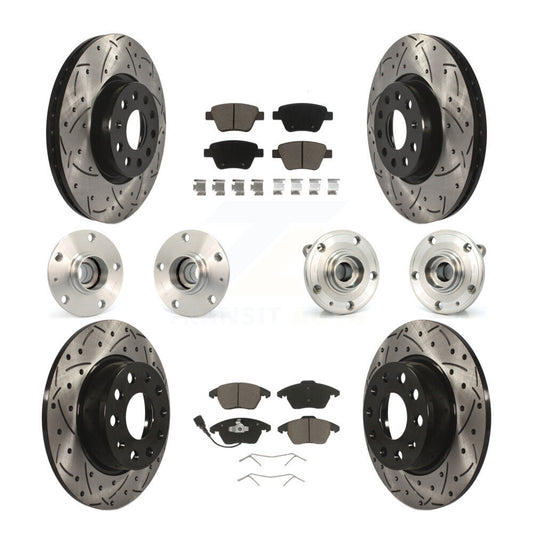 [Avant + Arrière] Kit d'ensemble roulement de roue et moyeu pour Volkswagen GTI avec 30mm bearing KBB-119828