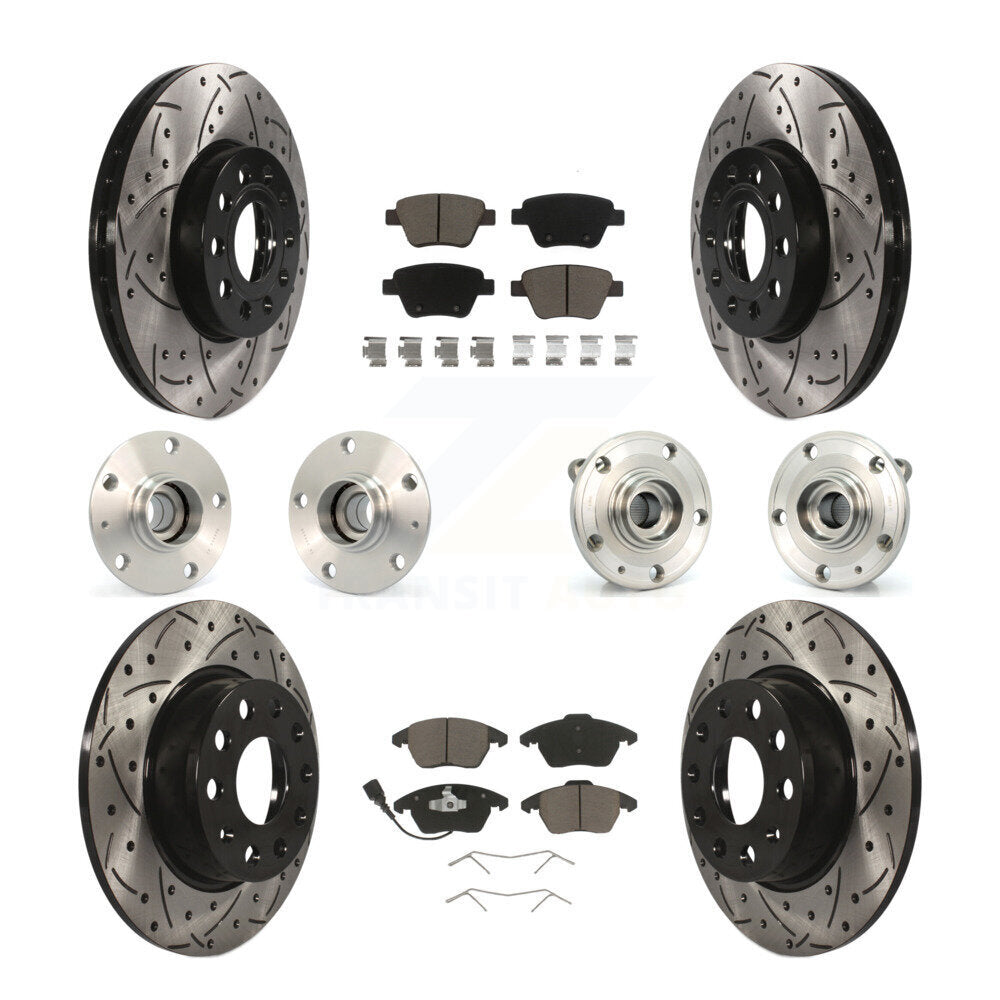 [Avant + Arrière] Kit d'ensemble roulement de roue et moyeu pour Volkswagen Beetle KBB-119829