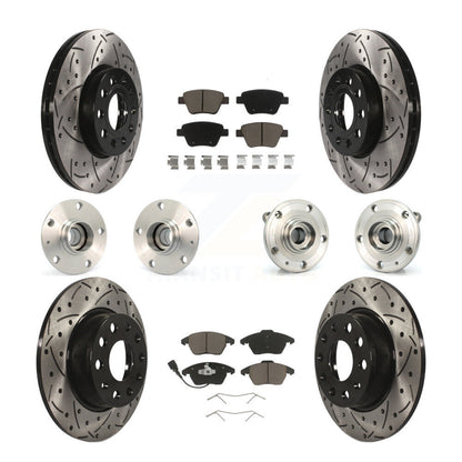 [Avant + Arrière] Kit d'ensemble roulement de roue et moyeu pour Volkswagen Beetle KBB-119829