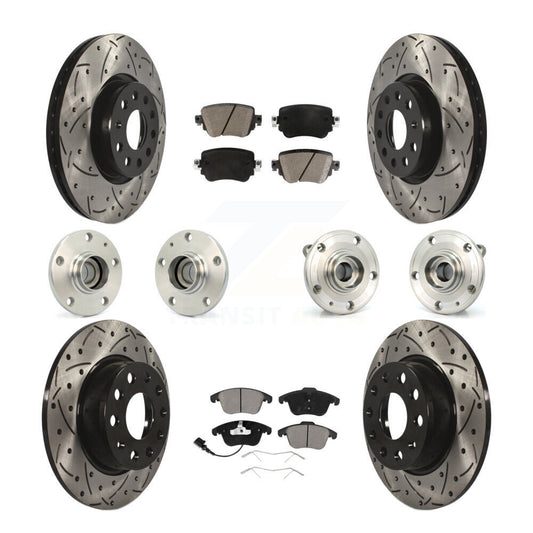 [Avant + Arrière] Kit d'ensemble roulement de roue et moyeu pour Volkswagen Passat KBB-119831