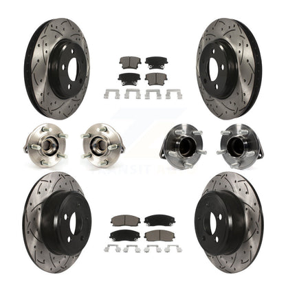 [Avant + Arrière] Kit d'ensemble roulement de roue et moyeu pour Dodge Charger Chrysler 300 KBB-119839