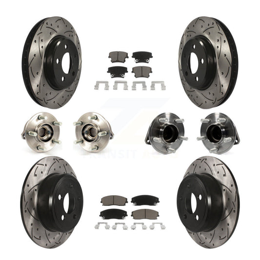[Avant + Arrière] Kit d'ensemble roulement de roue et moyeu pour Dodge Charger Chrysler 300 KBB-119839