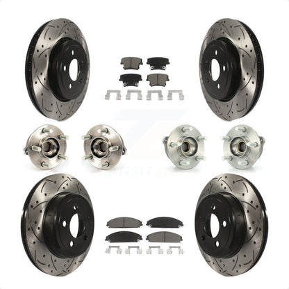 [Avant + Arrière] Kit d'ensemble roulement de roue et moyeu pour Dodge Charger Chrysler 300 KBB-119840 par Transit Auto