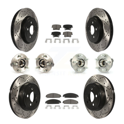 [Avant + Arrière] Kit d'ensemble roulement de roue et moyeu pour Dodge Charger Chrysler 300 KBB-119840