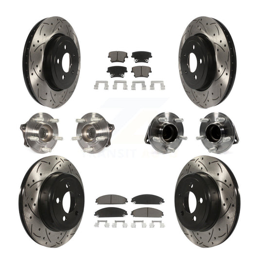 [Avant + Arrière] Kit d'ensemble roulement de roue et moyeu pour Dodge Challenger Chrysler 300 Charger KBB-119841