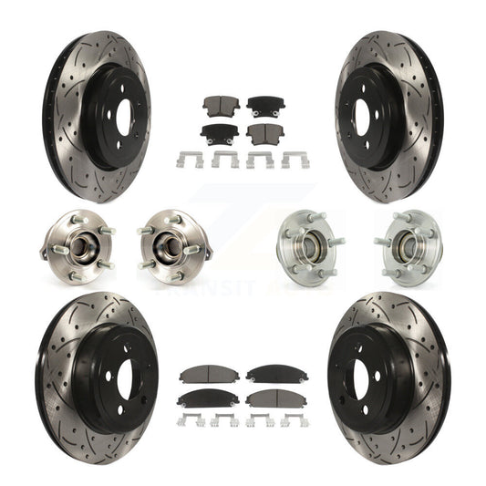 [Avant + Arrière] Kit d'ensemble roulement de roue et moyeu pour Dodge Chrysler 300 Charger Challenger KBB-119842