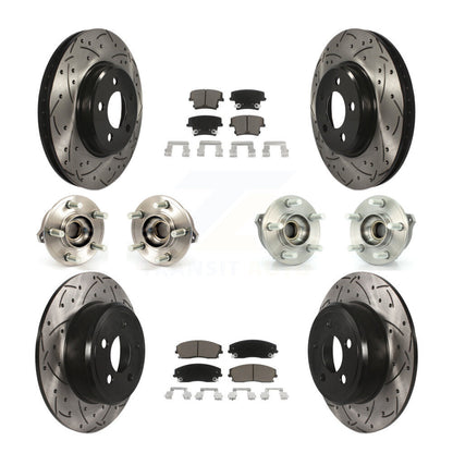 [Avant + Arrière] Kit d'ensemble roulement de roue et moyeu pour Dodge Charger Chrysler 300 AWD avec 2.7L KBB-119843