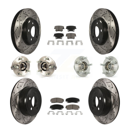 [Avant + Arrière] Kit d'ensemble roulement de roue et moyeu pour Dodge Charger Chrysler 300 Challenger KBB-119844