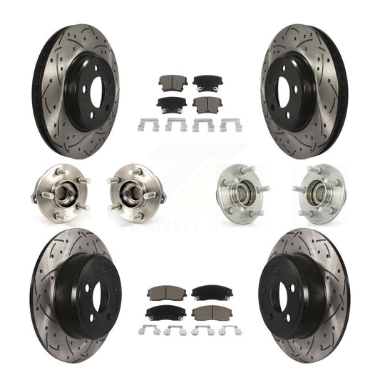 [Avant + Arrière] Kit d'ensemble roulement de roue et moyeu pour Dodge Charger Chrysler 300 Challenger KBB-119844