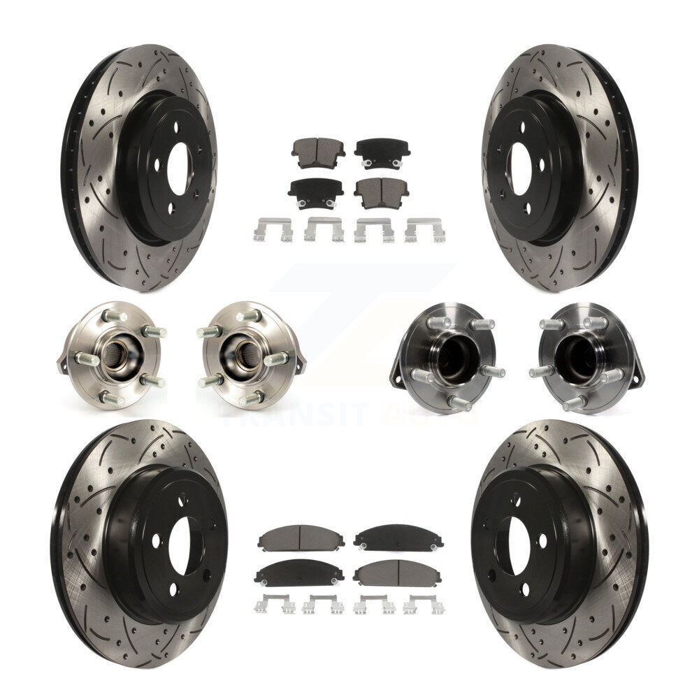 [Avant + Arrière] Kit d'ensemble roulement de roue et moyeu pour Dodge Chrysler 300 Charger Challenger KBB-119845
