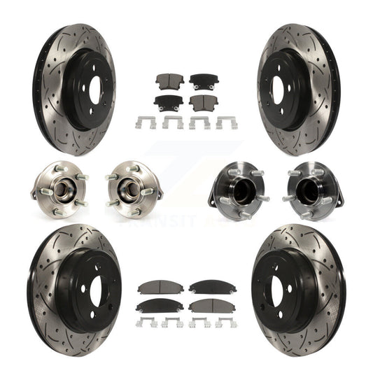 [Avant + Arrière] Kit d'ensemble roulement de roue et moyeu pour Dodge Chrysler 300 Charger Challenger KBB-119845