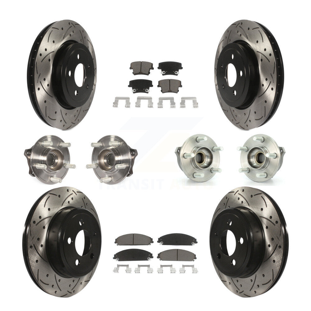 [Avant + Arrière] Kit d'ensemble roulement de roue et moyeu pour Dodge Charger Chrysler 300 Challenger KBB-119847