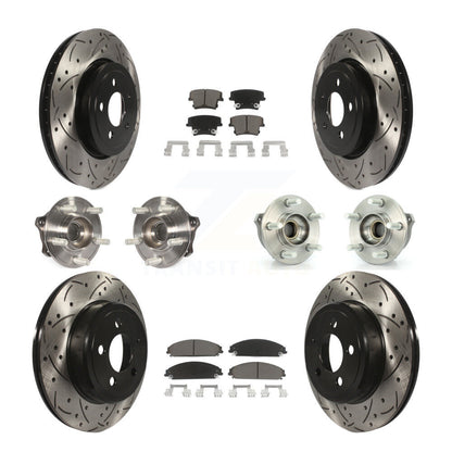 [Avant + Arrière] Kit d'ensemble roulement de roue et moyeu pour Dodge Charger Chrysler 300 Challenger KBB-119847