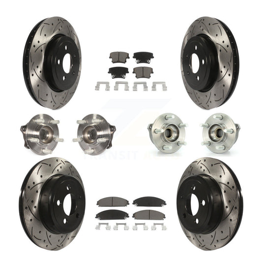 [Avant + Arrière] Kit d'ensemble roulement de roue et moyeu pour Dodge Charger Chrysler 300 Challenger KBB-119847