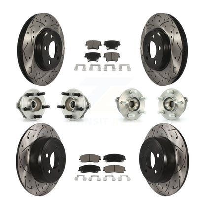 [Avant + Arrière] Kit d'ensemble roulement de roue et moyeu pour Dodge Charger Magnum AWD avec 2.7L KBB-119848